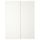 Пара раздвижных дверей ХАСВИК, белый