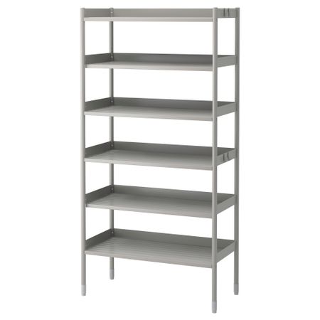 Стеллаж для дома/сада ХИНДЭ, серый (78x158 см)