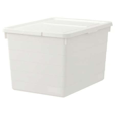SOCKERBIT Контейнер с крышкой - белый 38x51x30 см