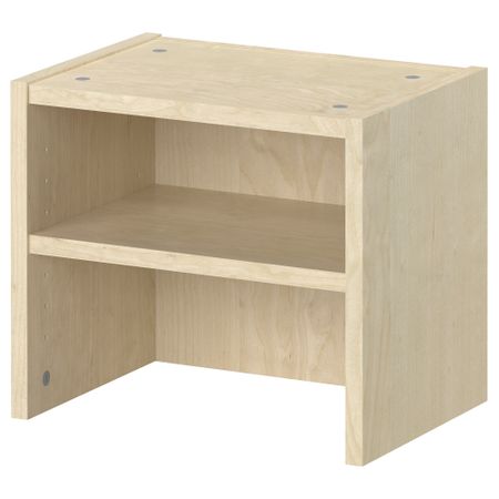 Верхняя полка БИЛЛИ, березовый шпон (40x28x35 см)