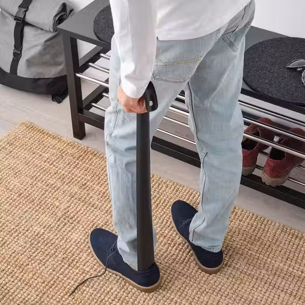 OMTÄNKSAM Рожок для обуви - антрацит - схема-чертеж с размерами