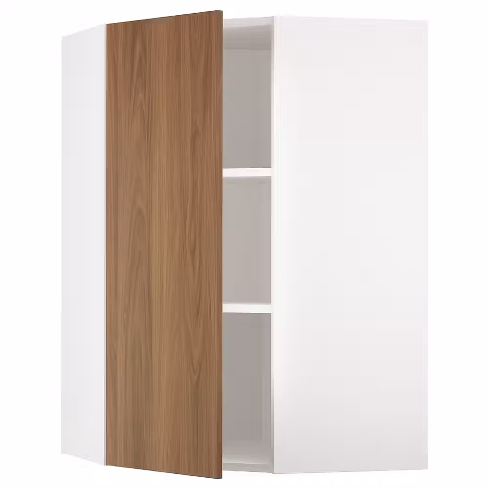 METOD Угловой навесной шкаф с полками - фото 1