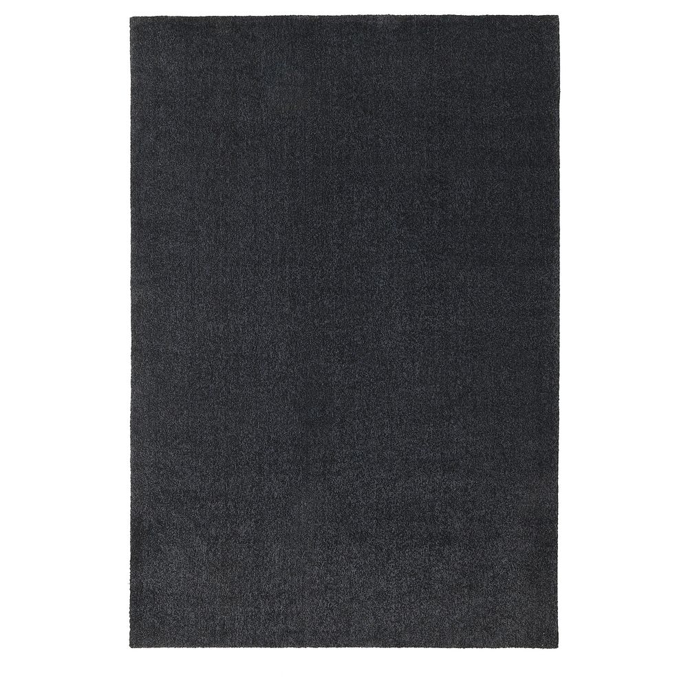 Ковер, короткий ворс, темно-серый 200x300 см IKEA TYVELSE ТЮВЕЛЬСЕ 504.253.22 - фото 1