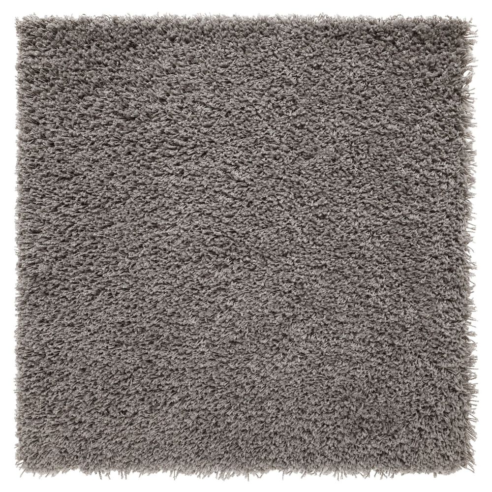 Ковер, длинный ворс, серый 80x80 см IKEA HAMPEN ХАМПЭН 803.708.51 - фото 1