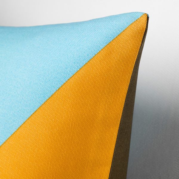 Чехол на подушку, синий/зеленый, желтый 50x50 см IKEA МАЙЯЛИЗА 704.257.93 - фото 5