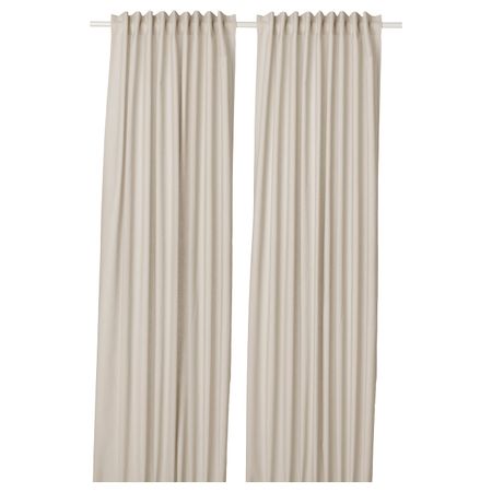 Гардины, 2 шт., бежевый 145x300 см IKEA ANNALOUISA АННАЛУИЗА 204.524.54