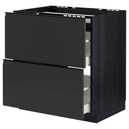 Шкаф для варочной панели, 2 фасада, 2 ящика IKEA METOD МЕТОД, MAXIMERA МАКСИМЕРА 094.956.00