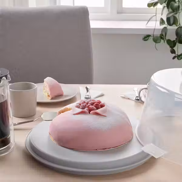 KRISPIG Контейнер для торта 36 см - схема-чертеж с размерами