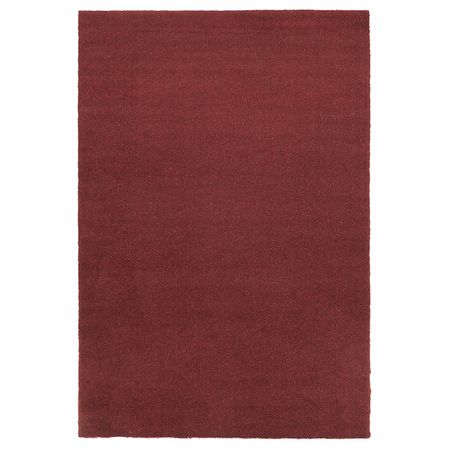 Ковер, короткий ворс, темно-красный 133x195 см IKEA TYVELSE ТЮВЕЛЬСЕ 804.268.48
