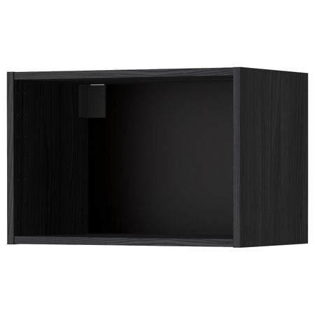 Каркас навесного шкафа, под дерево черный 60x37x40 см IKEA МЕТОД 903.680.27