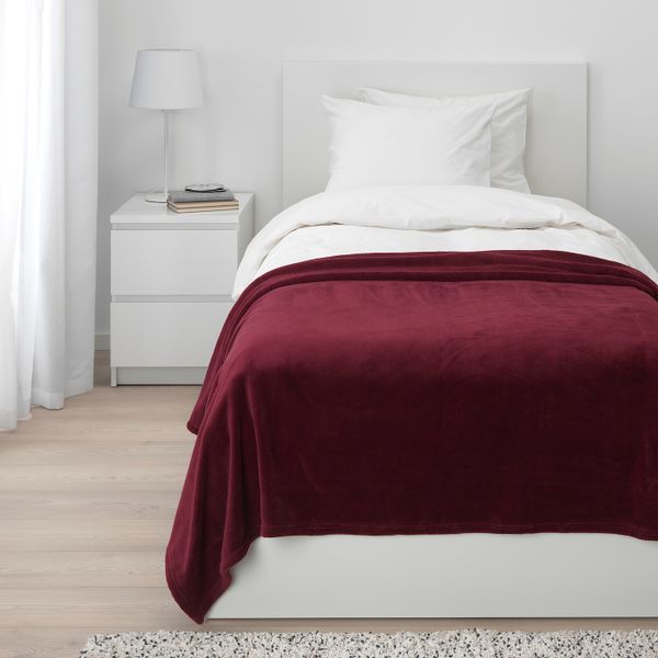 Покрывало, темно-красный 150x250 см IKEA TRATTVIVA ТРАТТВИВА 404.505.24 - фото 2