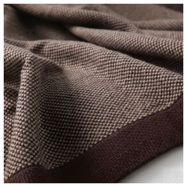 Плед ХЕНРИКА, светло-коричневый (120x180 см) - фото 2