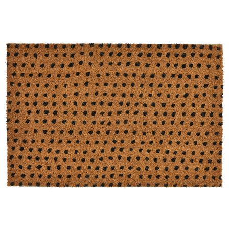 Придверный коврик для дома, неокрашенный/черный 40x60 см IKEA TINDBÄK ТИНДБЭК 805.078.68
