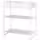 JOSTEIN Стеллаж с контейнером - д/дома/улицы/металлический белый 81x40x90 см