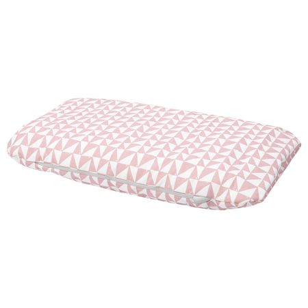 Подушка, розовый/треугольник 46x74 см IKEA LURVIG ЛУРВИГ 004.843.90