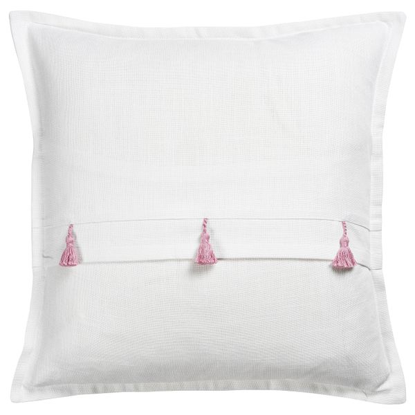 Чехол на подушку, белый розовый/ручная работа 50x50 см IKEA LOKALT ЛОКАЛЬТ 704.994.92 - фото 2