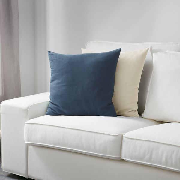 Подушка, темно-синий 50x50 см IKEA VALBJÖRG ВАЛЬБЬЁРГ 004.008.90 - схема-чертеж с размерами