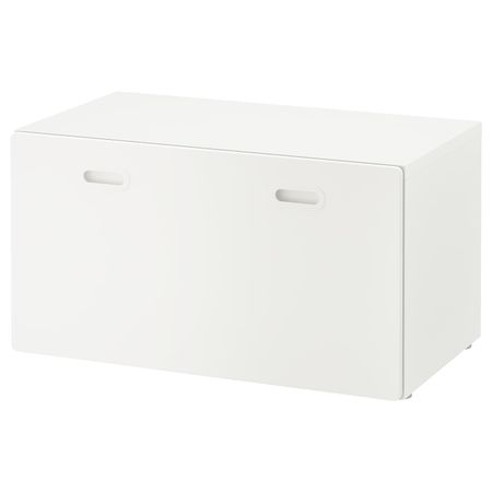 Скамья с отделением для игрушек, белый/белый 90x50x50 см IKEA STUVA СТУВА / FRITIDS ФРИТИДС 192.526.39