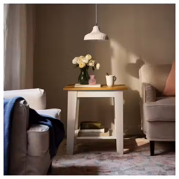 ÄMMARYD ЭММАРЮД Придиванный столик - белый 59x40 см - фото 2