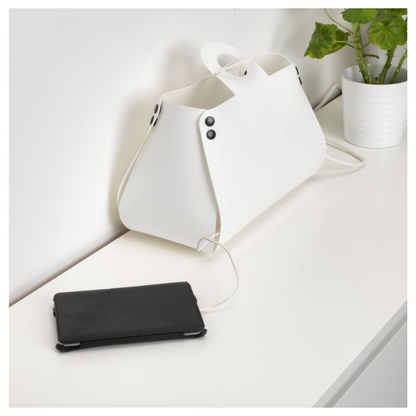 Чехол для проводов ИДЕБО, белый - схема-чертеж с размерами