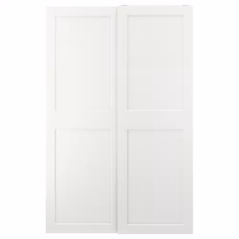 GRIMO Пара раздвижных дверей - белый 150x236 см - фото 1