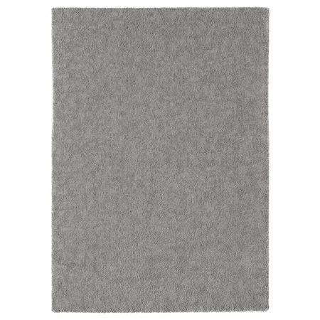 STOENSE Ковер, короткий ворс - классический серый 170x240 см