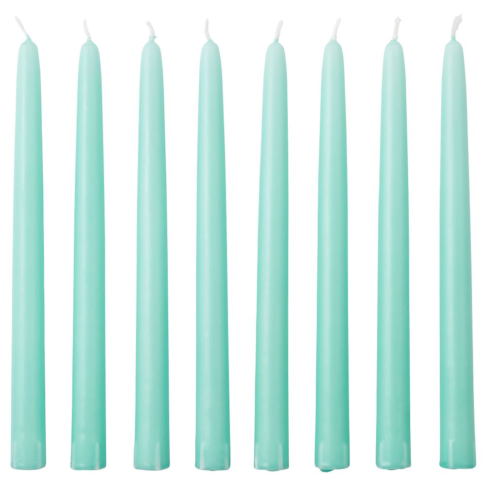 Неароматическая свеча КЛОКХЕТ, светло-зеленый (25 см) - фото 1