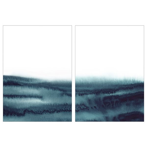 Постер БИЛЬД, Синие волны (50x70 см) - фото 1