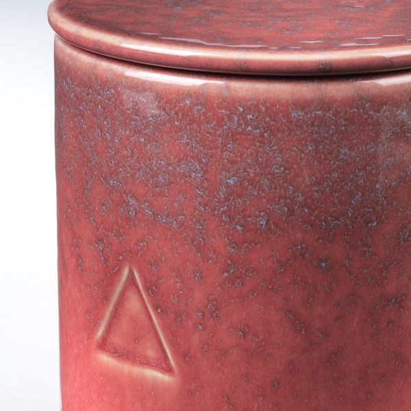 Ароматическая свеча в банке, Роза и малина/розовый синий 10 см IKEA ОСИНЛИГ 504.617.96 - схема-чертеж с размерами