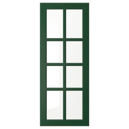 Стеклянная дверь, темно-зеленый 40x100 см IKEA BODBYN БУДБИН 104.446.62