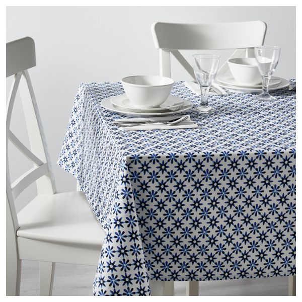 Скатерть СОММАР 2016, белый, синий (145x240 см) - фото 3
