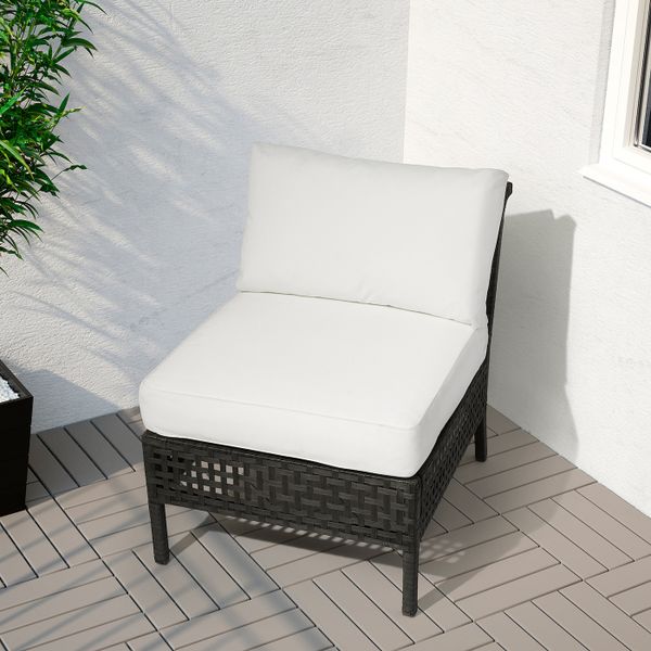 1-местная секция, садовая, черно-коричневый IKEA KUNGSHOLMEN КУНГСХОЛЬМЕН 603.761.23 - фото 5