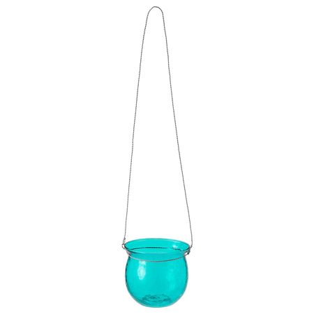 Подсвечник для греющей свечи, бирюзовый 11 см IKEA СВЭНГИГ 804.529.22