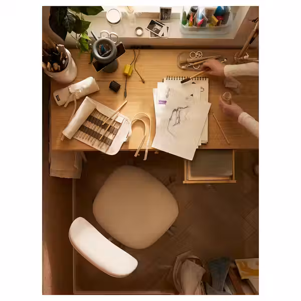 HAVSKÅL ХАВСКОЛ Держатель для USB-кабелей, 2 шт. - чёрный/желтый - фото 9