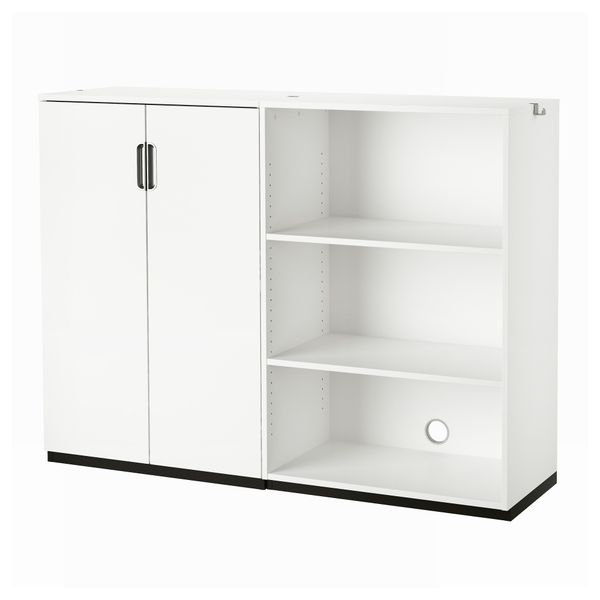 Комбинация для хранения ГАЛАНТ, белый (160x120 см) - схема-чертеж с размерами