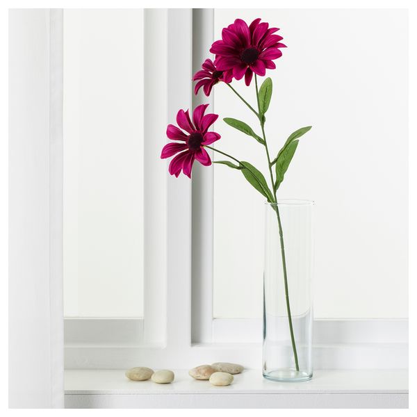 Цветок искусственный СМИККА, Африканская ромашка, темно-розовый (53 см) - фото 2