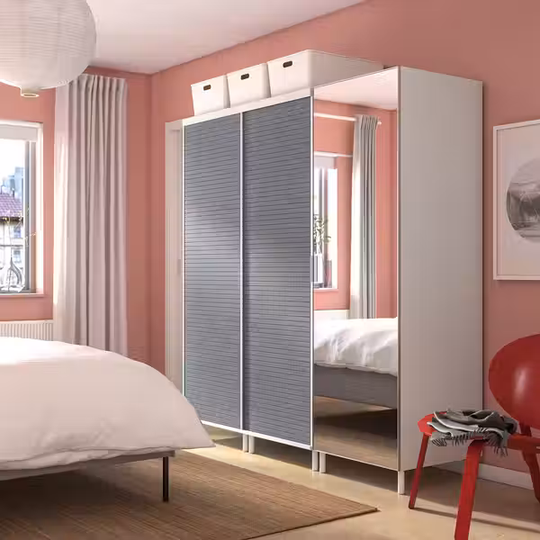 PLATSA Гардероб/2 раздвиж + 1 навес двери - фото 3