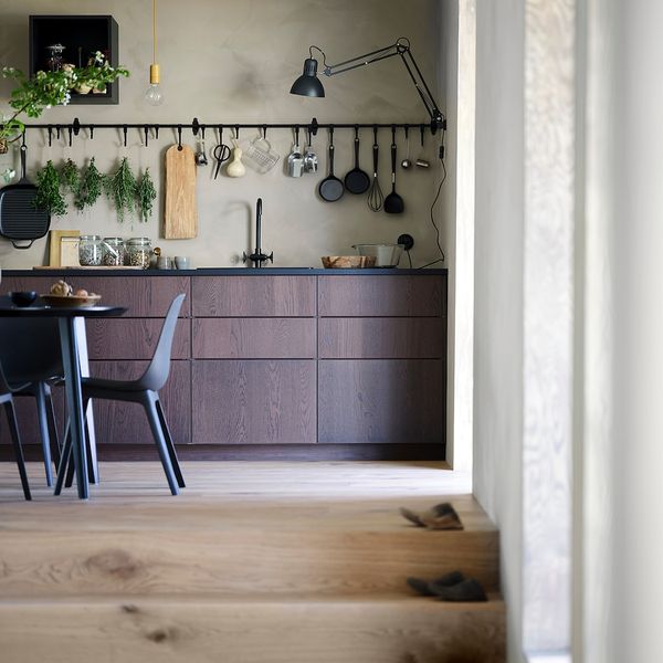 2 фасада для посудомоечной машины, Синарп коричневый 60 см IKEA METOD МЕТОД 394.497.20 - схема-чертеж с размерами