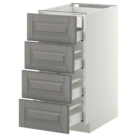 Напольный шкаф 4 фронтальных, 2 низких, 3 средних ящик, 40x60 cm IKEA METOD МЕТОД, MAXIMERA МАКСИМЕРА 199.139.89