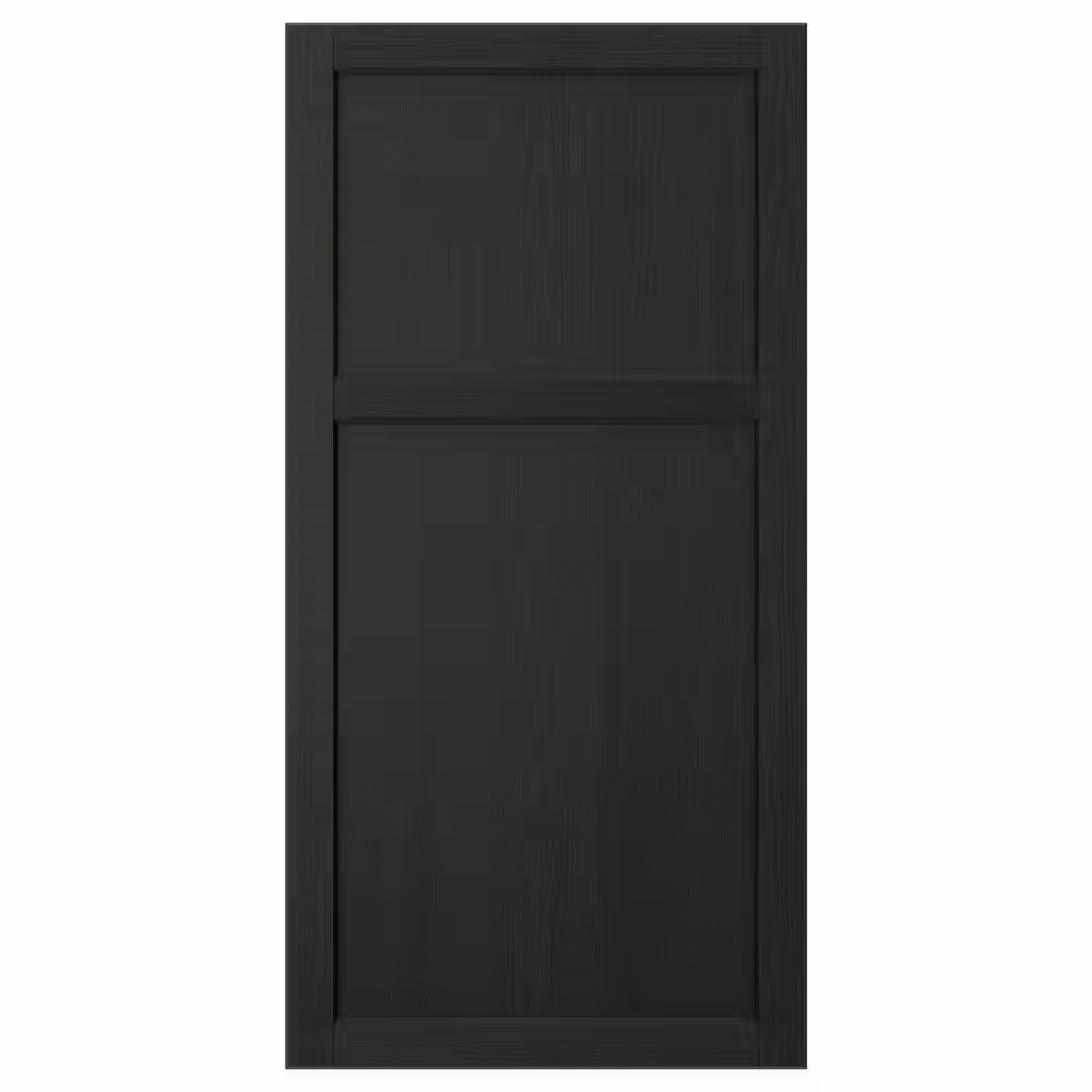 LERHYTTAN Дверь - черная морилка 60x120 см - фото 1