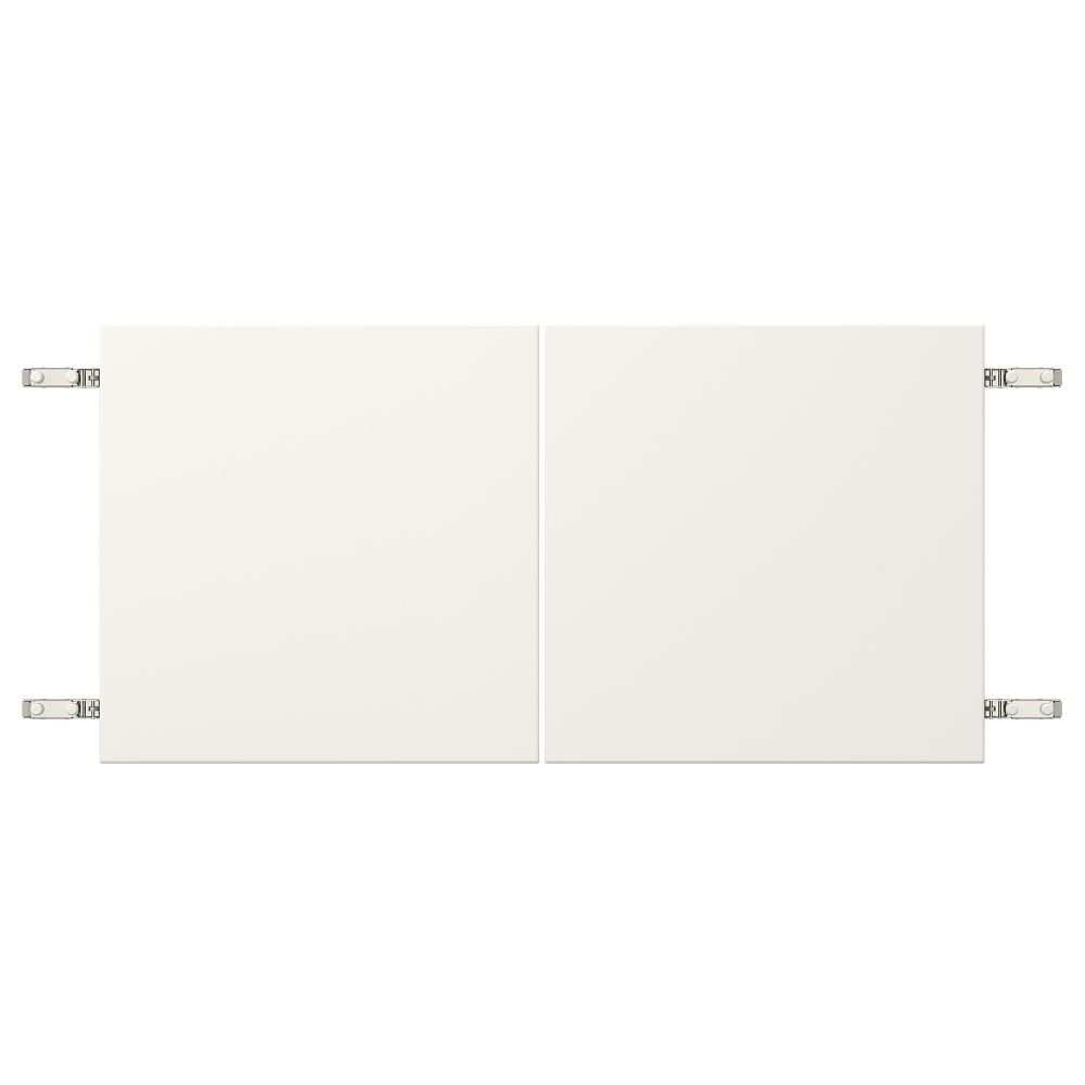 Пара дверец с петлями, 80x40 см, белый IKEA VEDDINGE ВЕДДИНГЕ 494.691.47 - фото 1