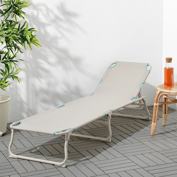 Шезлонг, светло-бежевый IKEA ХОМЭ 203.895.18 - фото 3