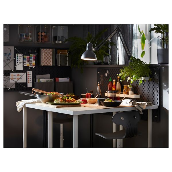 Стол, белый 120x60 см IKEA LINNMON ЛИННМОН / ADILS АДИЛЬС 392.794.64 - схема-чертеж с размерами