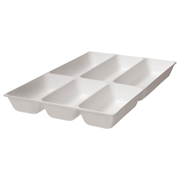 Лоток для столовых приборов, белый 32x50 см IKEA VARIERA ВАРЬЕРА 203.676.39 - фото 1