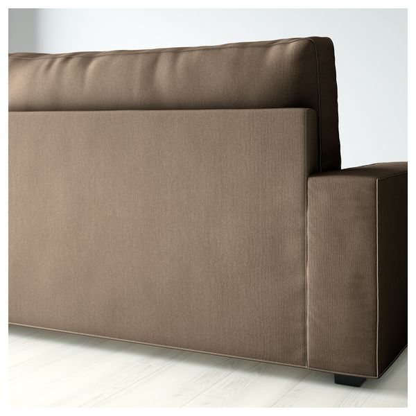 Диван-кровать 3-местный ВИЛАСУНД, Дансбу бежевый - фото 4