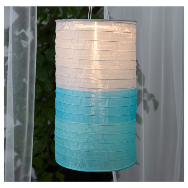 Подвесной светильник на солнечн батарея СОЛВИДЕН, в форме трубки разноцветный (28 см) - фото 1