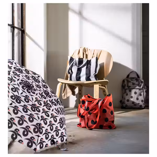 SKYNKE Сумка - в полоску/чёрный белый 45x36 см - фото 4