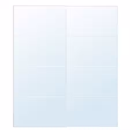 AULI Пара раздвижных дверей - зеркальное стекло 200x236 см