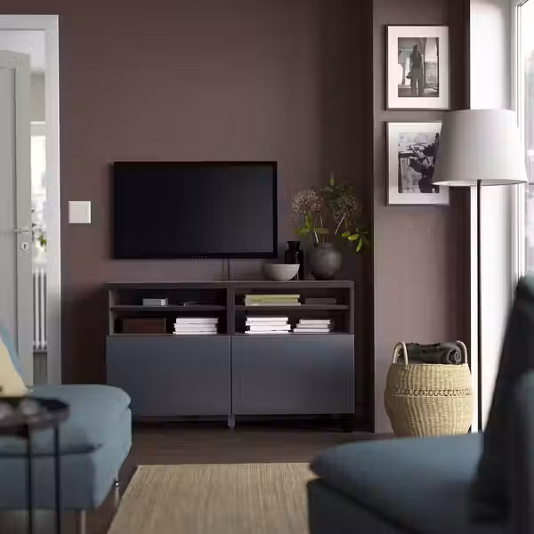 BESTÅ Тумба под ТВ, с дверцами - фото 2