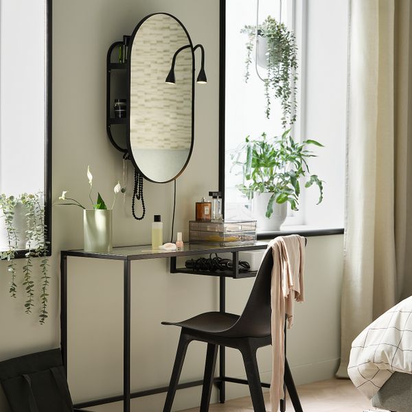 Стол для/ноутбука, черно-коричневый/стекло 100x36 см IKEA VITTSJÖ ВИТШЁ 703.850.18 - фото 3